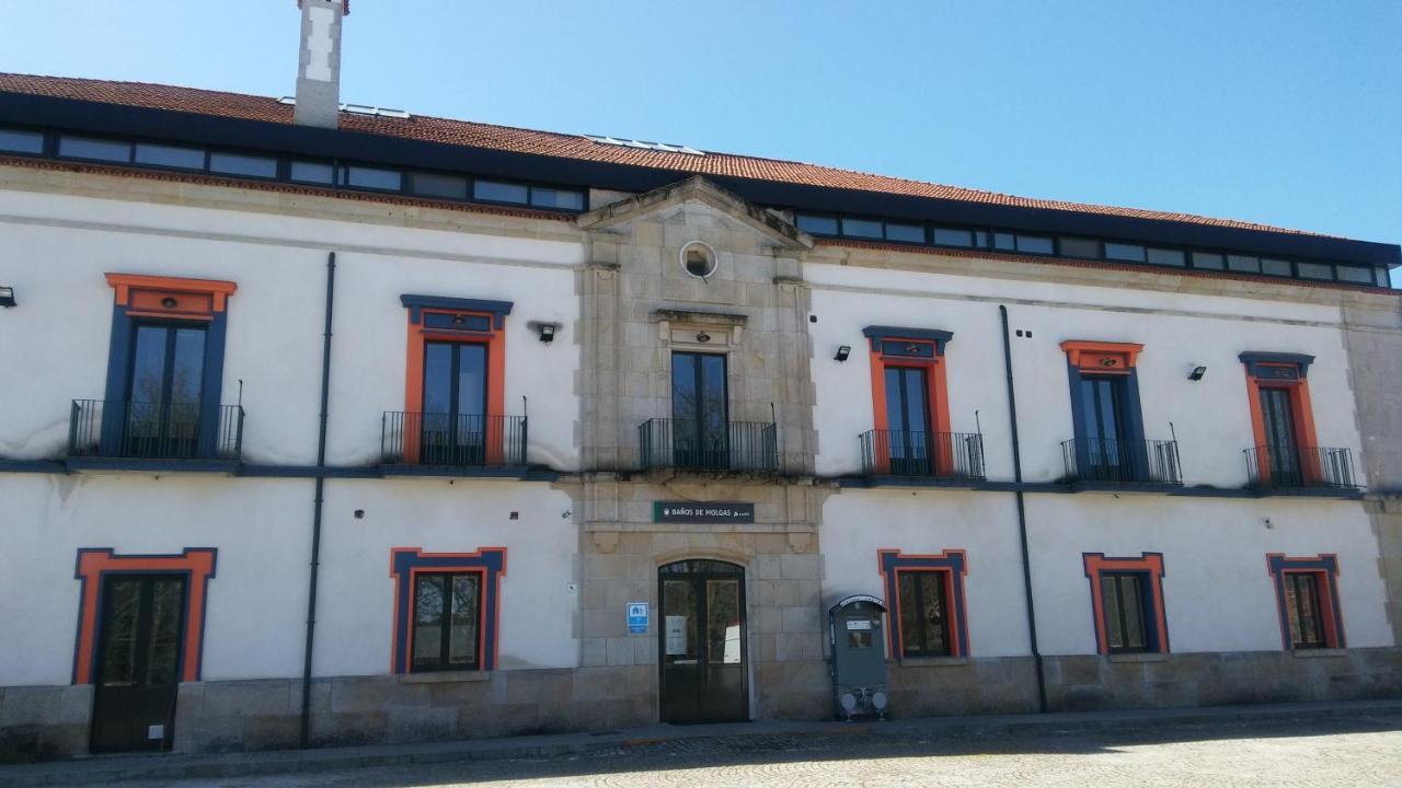 Albergue estaciones vivas Banos Del Molgas Exterior foto